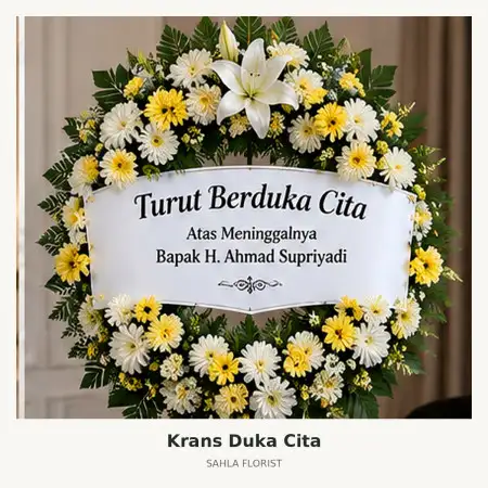 Krans Bunga Duka Srandakan